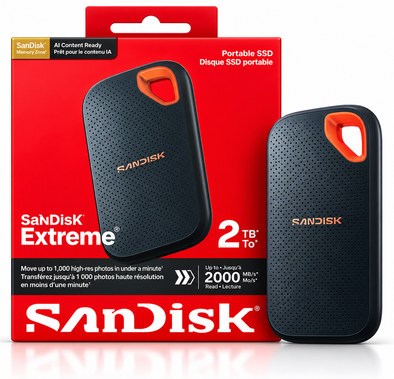 SANDISK Extreme Pro Portable SSD 2TB 2000MB/s