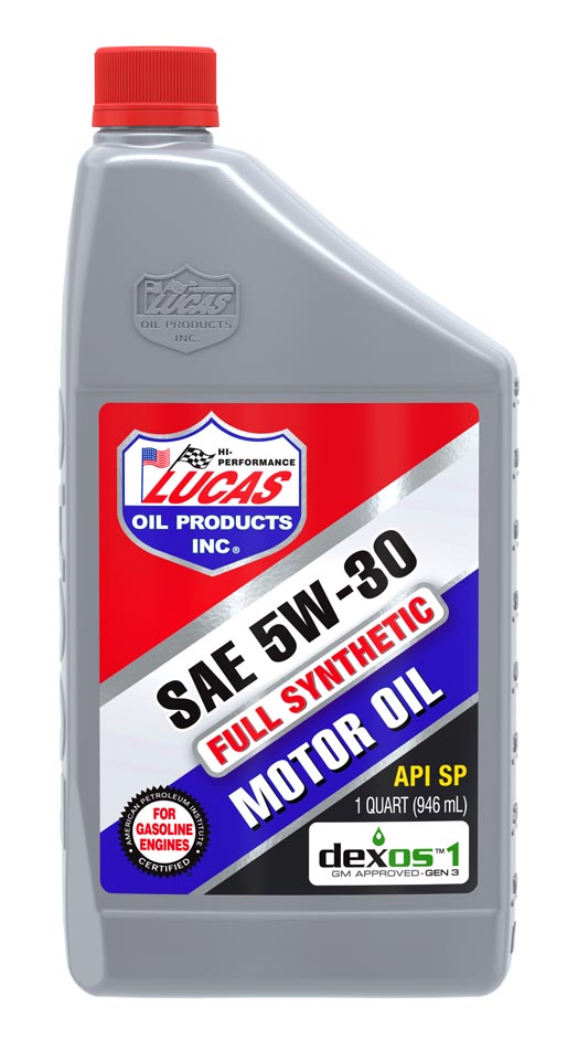 لوكاس زيت 5W 30 تخليقي بالكامل Lucas SYNTHETIC SAE 5W-30 MOTOR OIL
