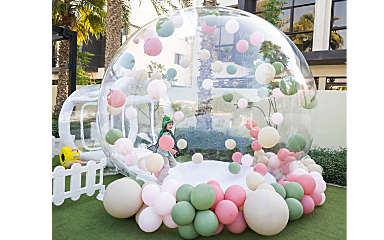 Bubble Tent with 100 Balloons Rentals at AED 1749 Hafla UAE