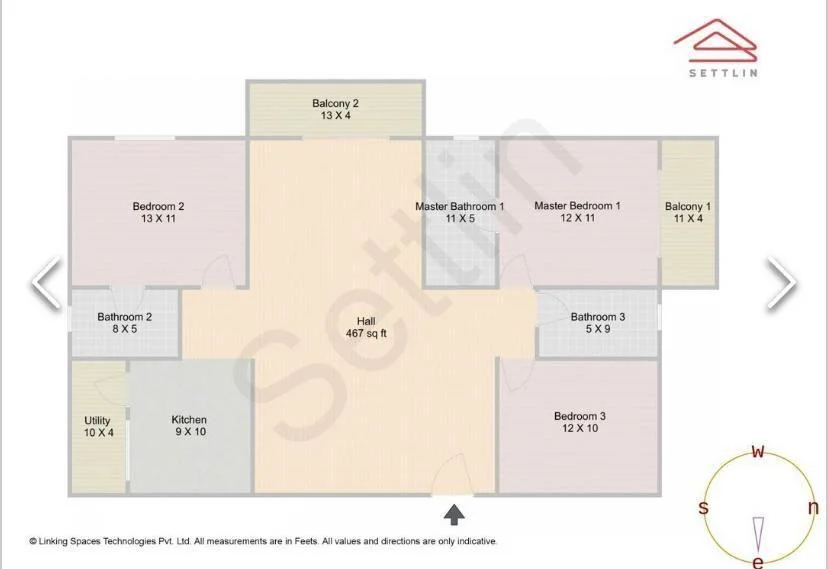 2 BHK Flat for Rent in Balagere Road