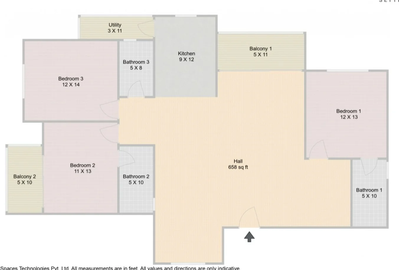 3 BHK Flat for Sale in Koramangala 6th block