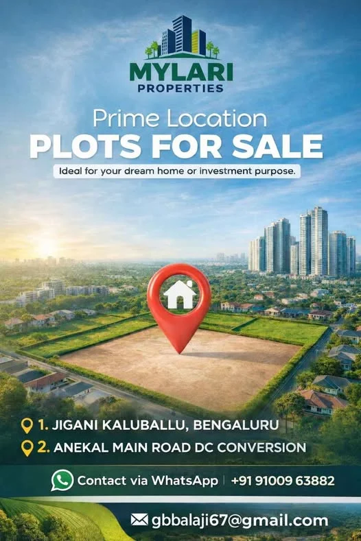 2 BHK Residential Plot for Sale in Anekal main road