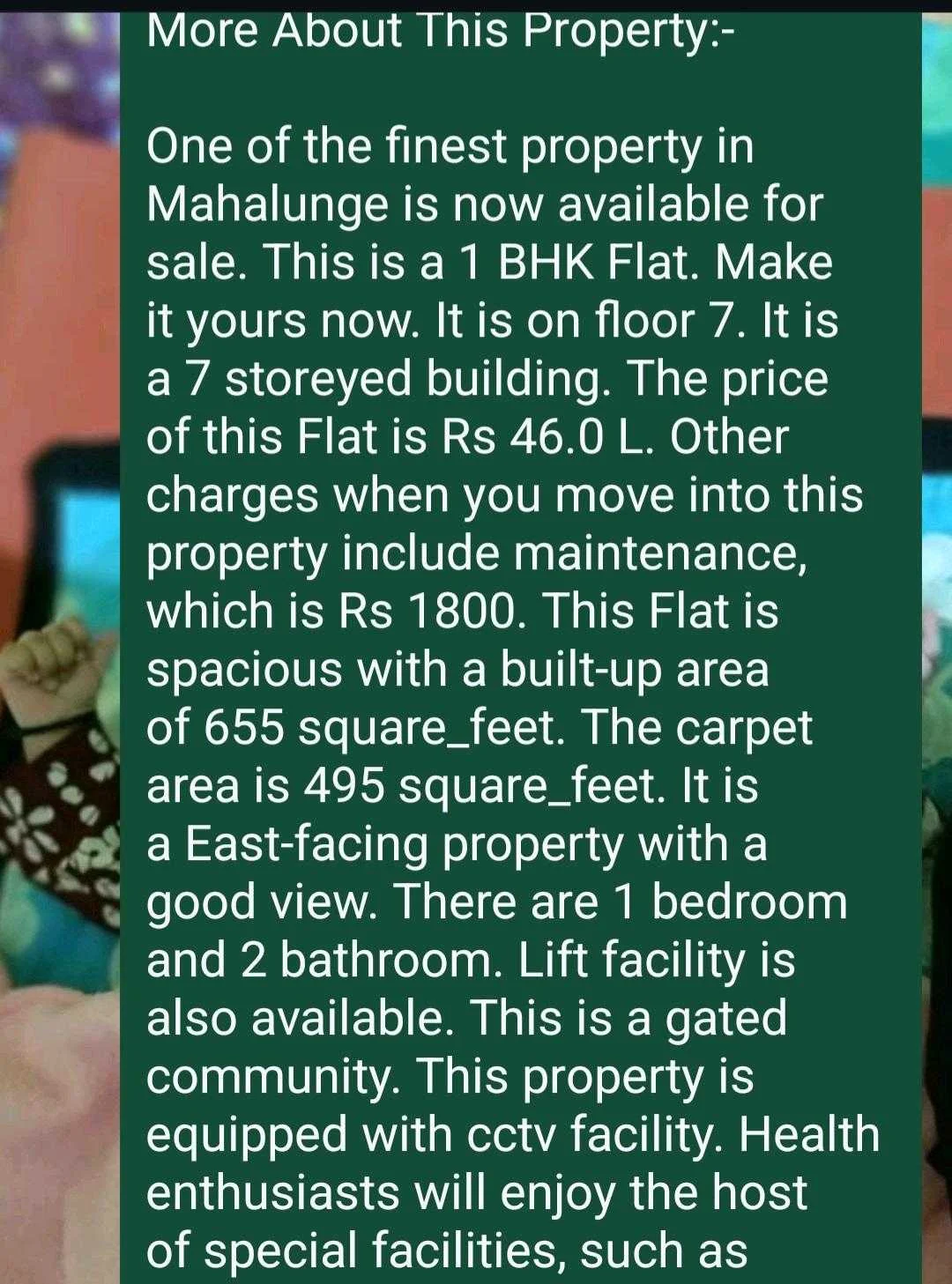 3 BHK Flat for Rent in Mahalunge