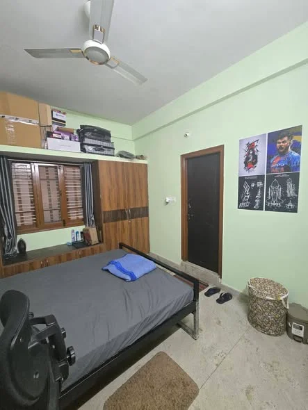 Single Occupancy for Male in 2 BHK Flat for Rent in Ayyappa Nagar