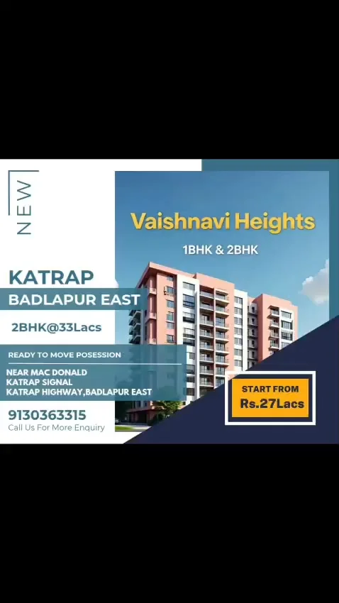 1 BHK Flat for Sale in Katrap Signal
