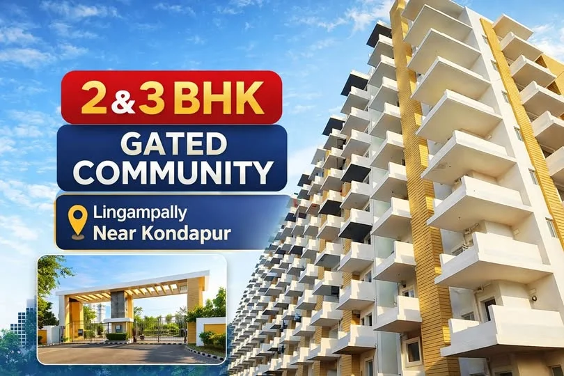 2 BHK Flat for Sale in Lingampally