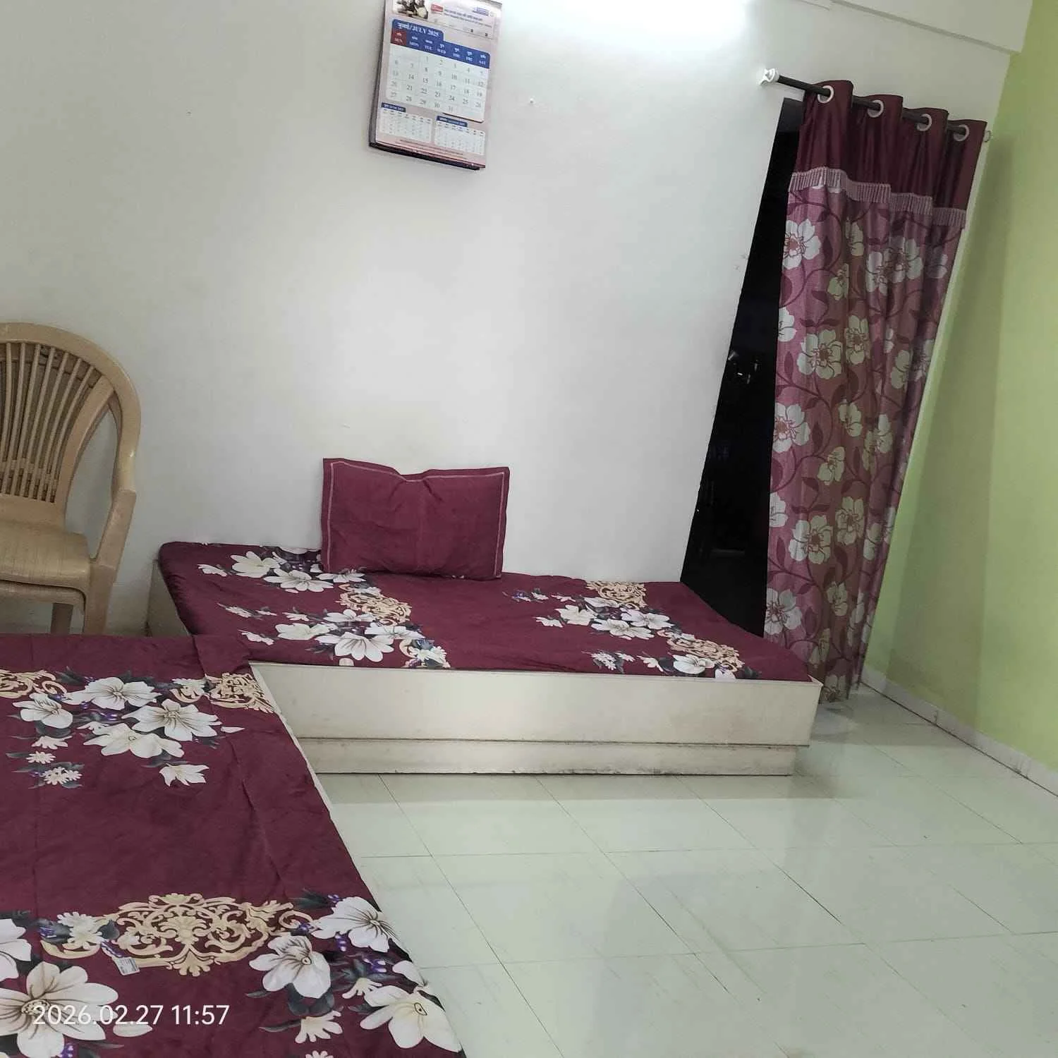 1 BHK Flat for Rent in Mate Nagar