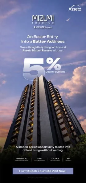 3 BHK Flat for Sale in Prestige Shantiniketan