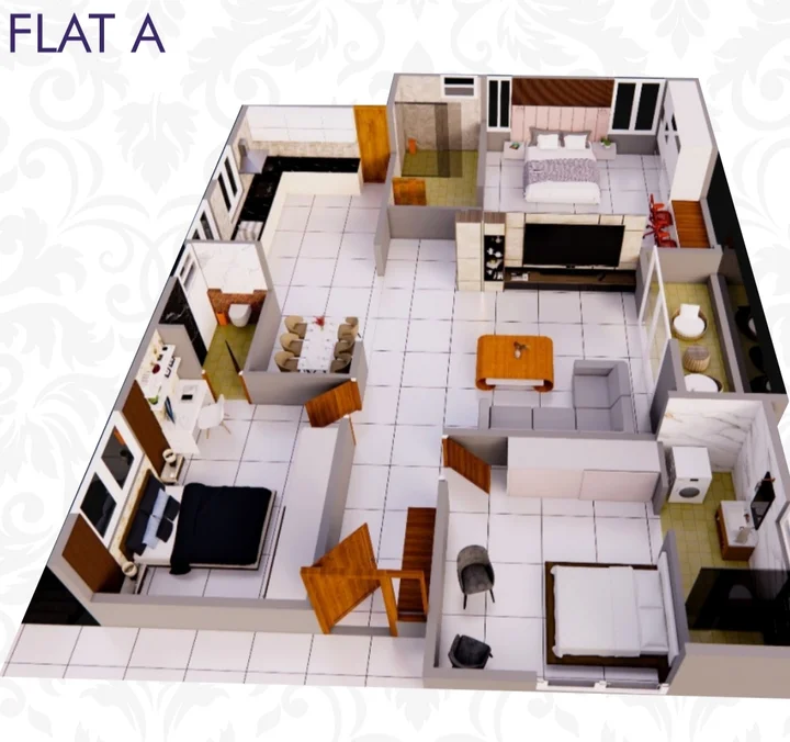 3 BHK Flat for Sale in Annapurneshwari Nagar