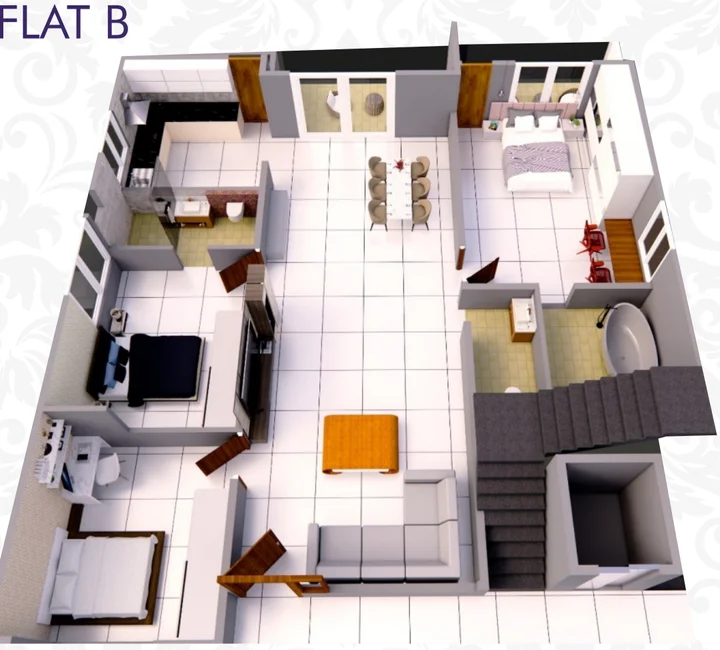 3 BHK Flat for Sale in Annapurneshwari Nagar