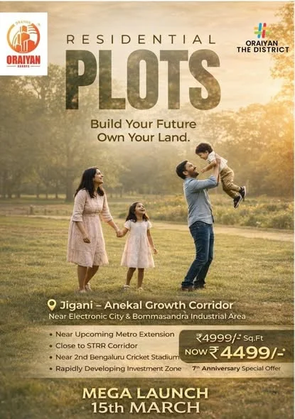 Residential Plot for Sale in Jigani APC Circle near Hargadde-Gollagalli