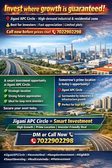 Residential Plot for Sale in Jigani APC circle BMRDA Approved