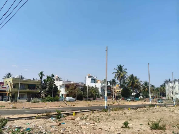 Residential Plot for Sale in J P Nagara Near Last Bus stop