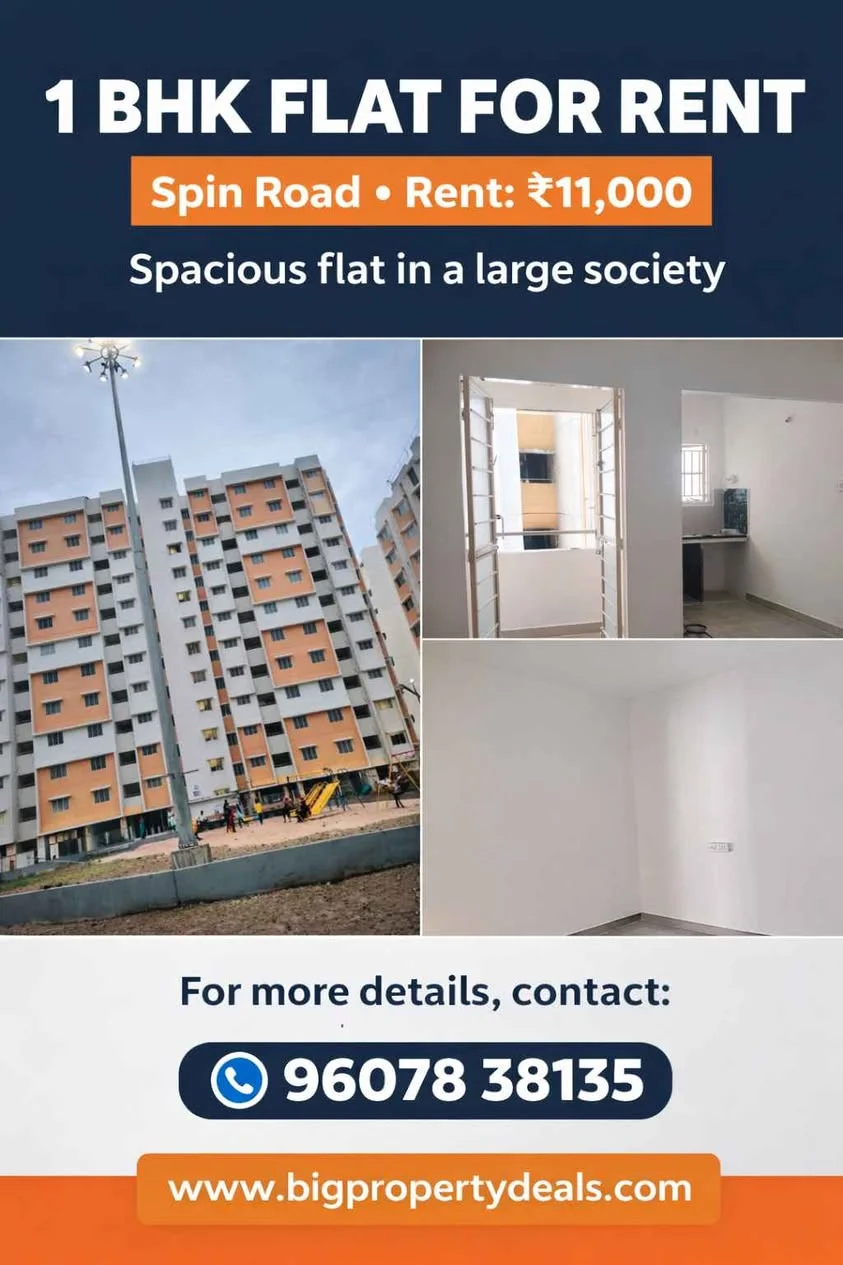 1 BHK Flat for Rent in Spine road moshi pune