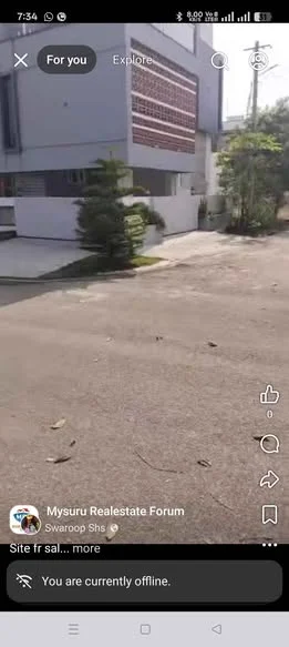 Residential Plot for Sale in KRS Road