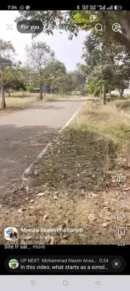 Residential Plot for Sale in KRS Road