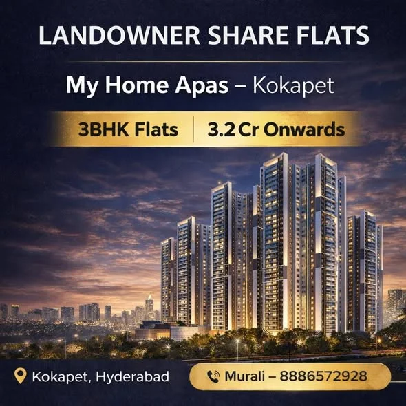 3 BHK Flat for Sale in Financial District Hyderabad