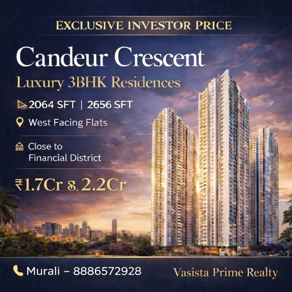 3 BHK Flat for Sale in Financial District Hyderabad