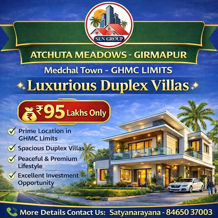Villa for Sale in Medchal Town