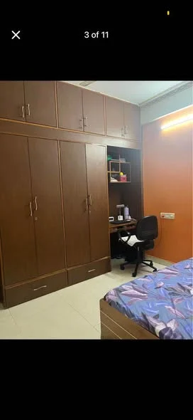 Single Occupancy for Female in 2 BHK Flat for Rent in Meghana Paradise