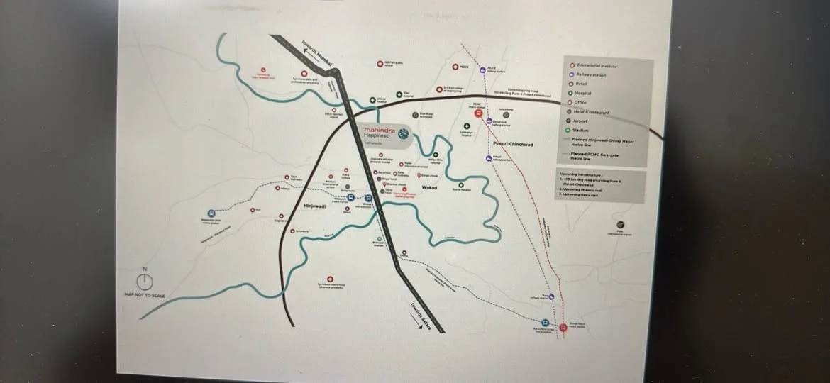 2 BHK Flat for Rent near Bhumkar chowk Society - Mahindra happinest tathawade (Bombay - pune highway 500 miter frm bhumkar chowk)