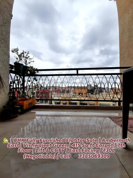 1 BHK Flat for Sale in Vishwajeet Green AMBERNATH EAST