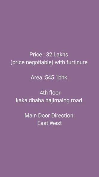 1 BHK Flat for Sale in Kalyan East