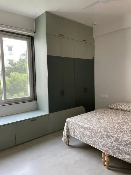 2 BHK Flat for Rent in Kondapur Botanical Garden AMB Mall Road Side