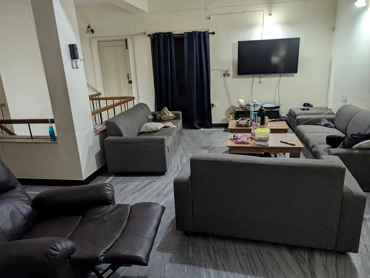 Single Occupancy for Male in 1 BHK Flat for Rent in Indranagar Bangalore