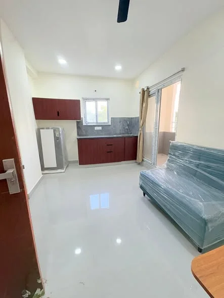 1 BHK Flat for Rent in Kondapur Botanical Garden AMB Mall Road Side