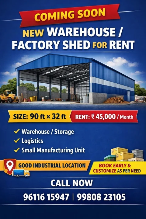 Commercial Space for Rent in Shivakote Main Road (Near Peenya)