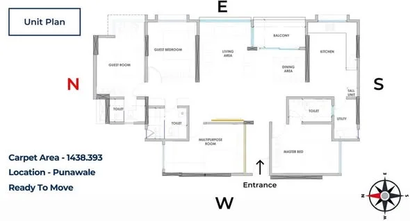 1 BHK Flat for Sale in Tathawade