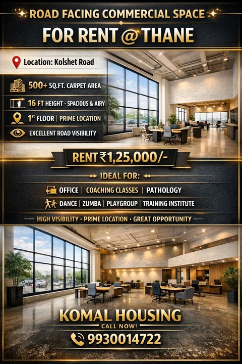 Commercial Space for Rent in Kolshet Road