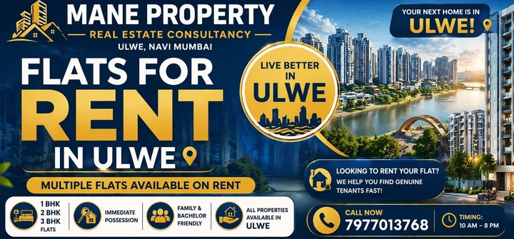 1 BHK Flat for Rent in Ulwe-Navi Mumbai