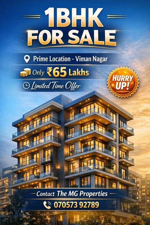 1 BHK Flat for Sale in Viman Nagar Pune
