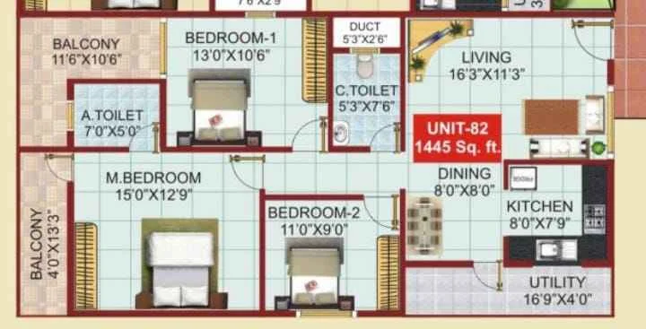 3 BHK Flat for Rent in Sarjapur