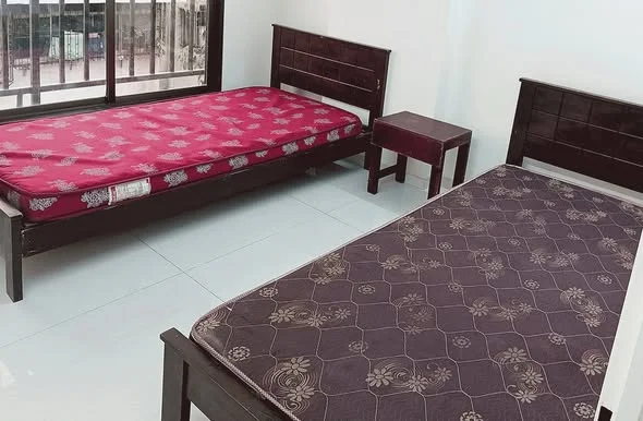 Double Occupancy for Male in 2 BHK Flat for Rent in Tilak Nagar (2 min walk from Railway Station)