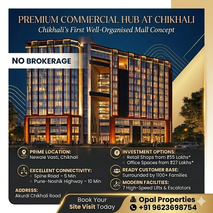 Commercial Space for Sale in Akurdi–Chikhali Road