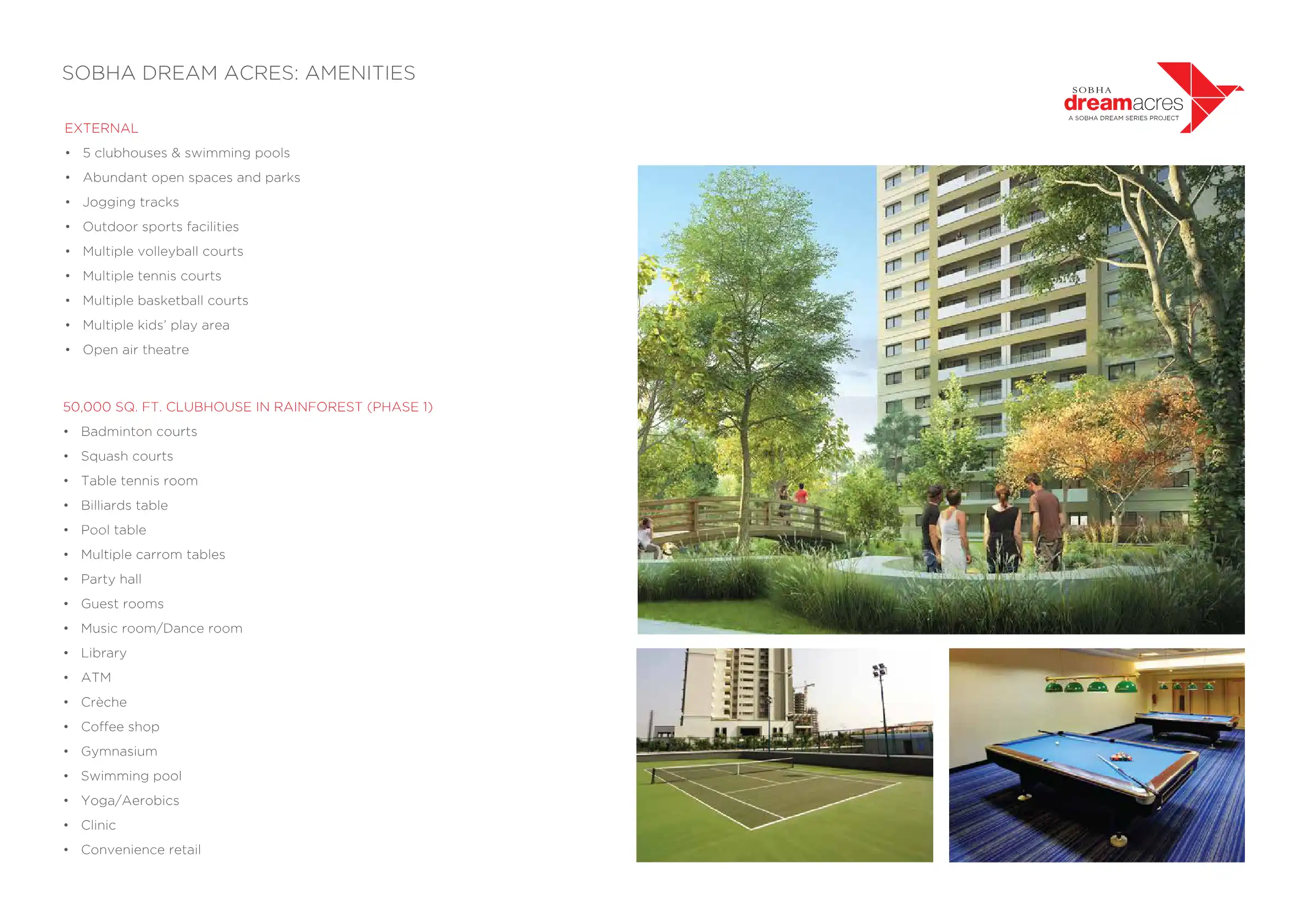Sobha Dream Acres Rain Forest Phase 4 Wing 11