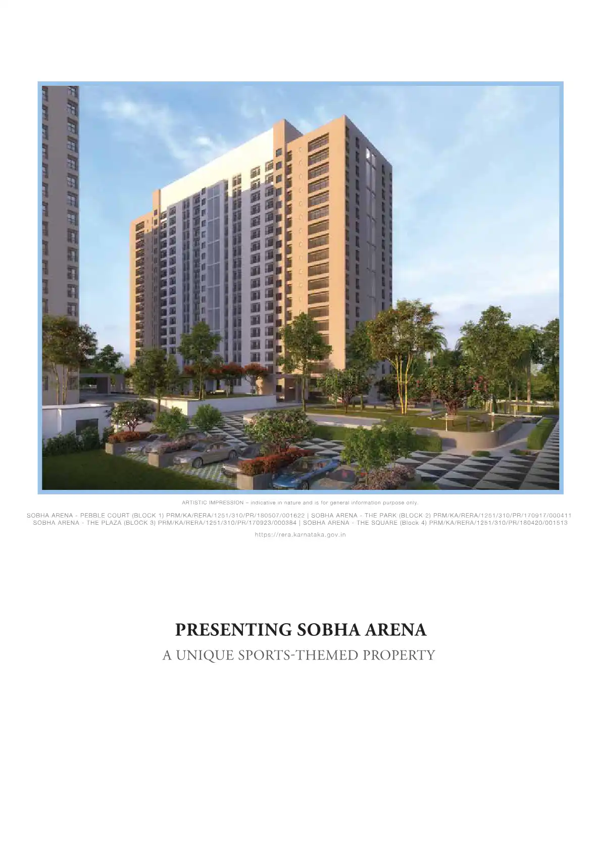 Sobha Arena The Square Block 4