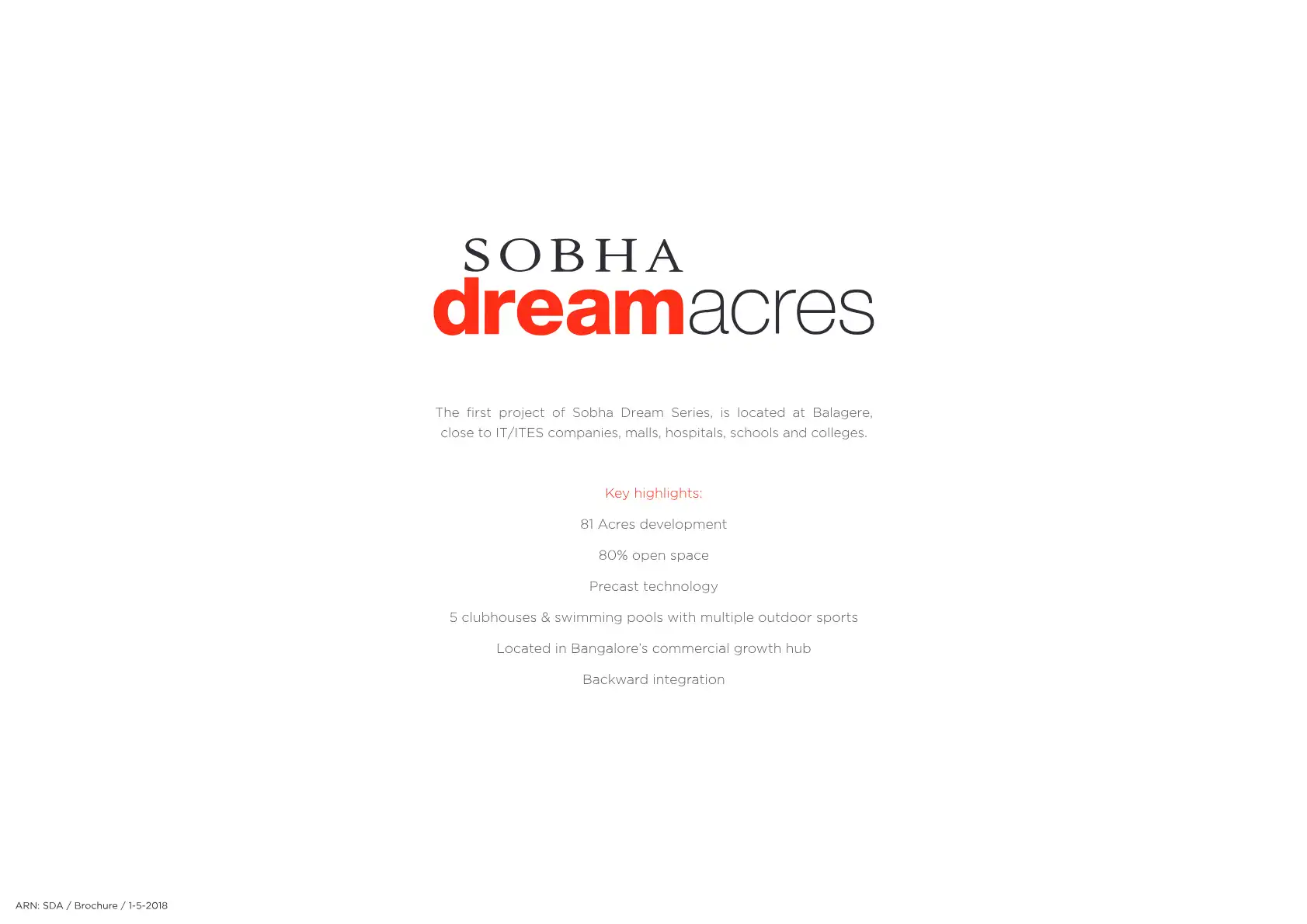 Sobha Dream Acres Tropical Greens Phase 22 Wing 23 And 24