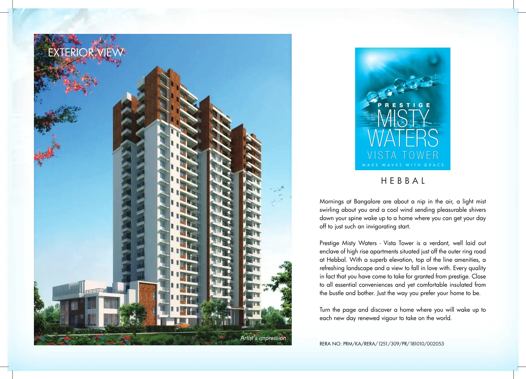 Prestige Misty Waters Vista Tower