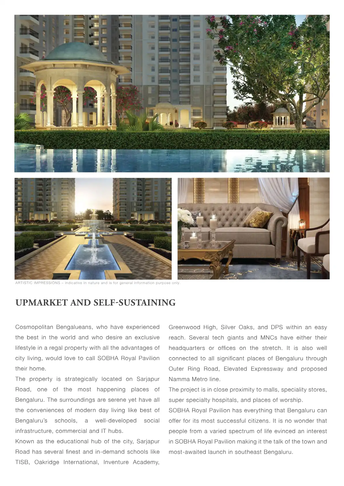 Sobha Royal Pavilion Phase 7 Wing 12 13 And 14