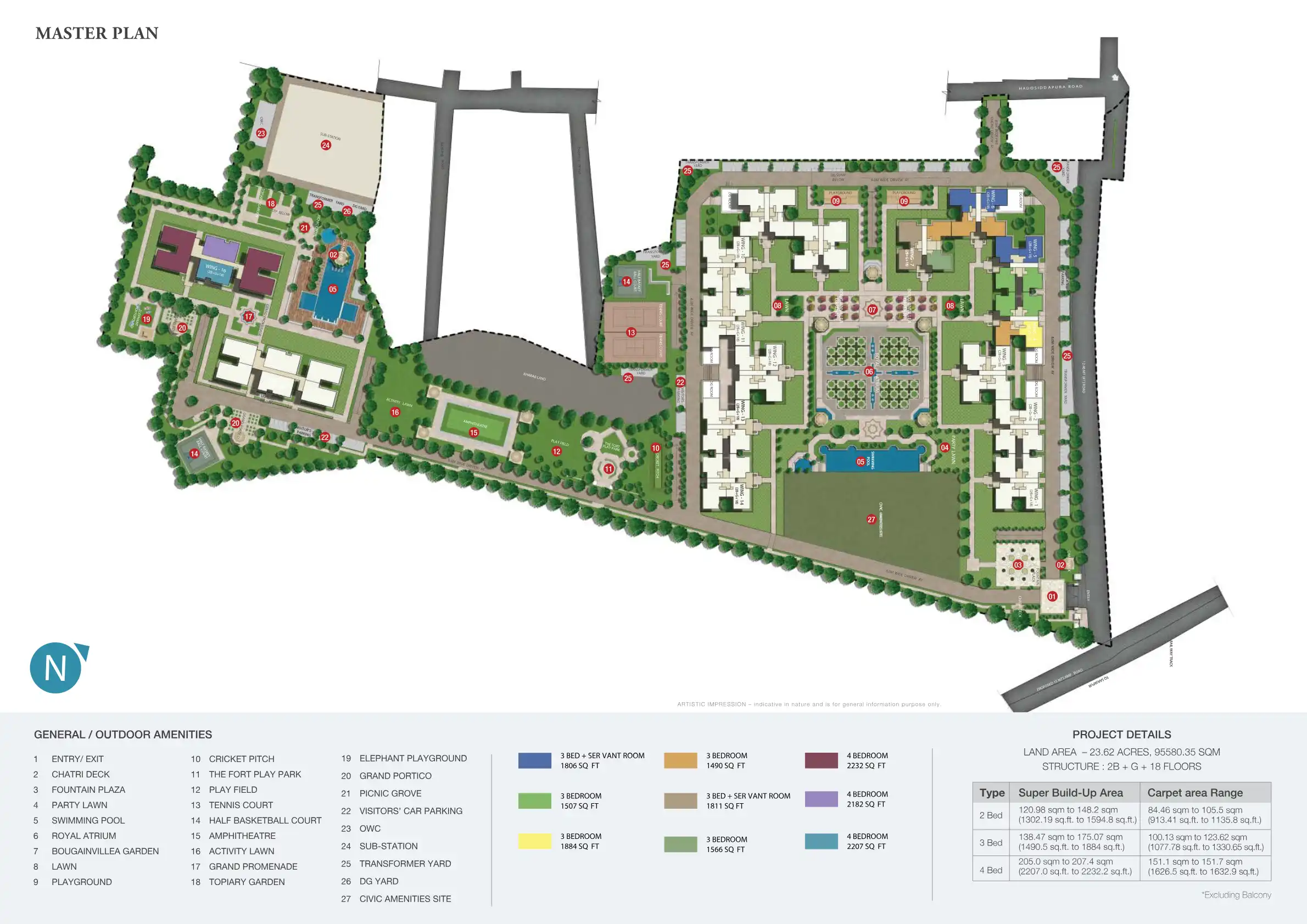 Sobha Royal Pavilion Phase 7 Wing 12 13 And 14