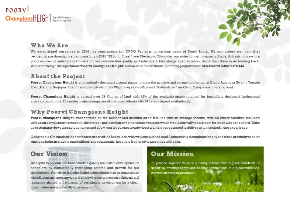 Poorvi Champions Height