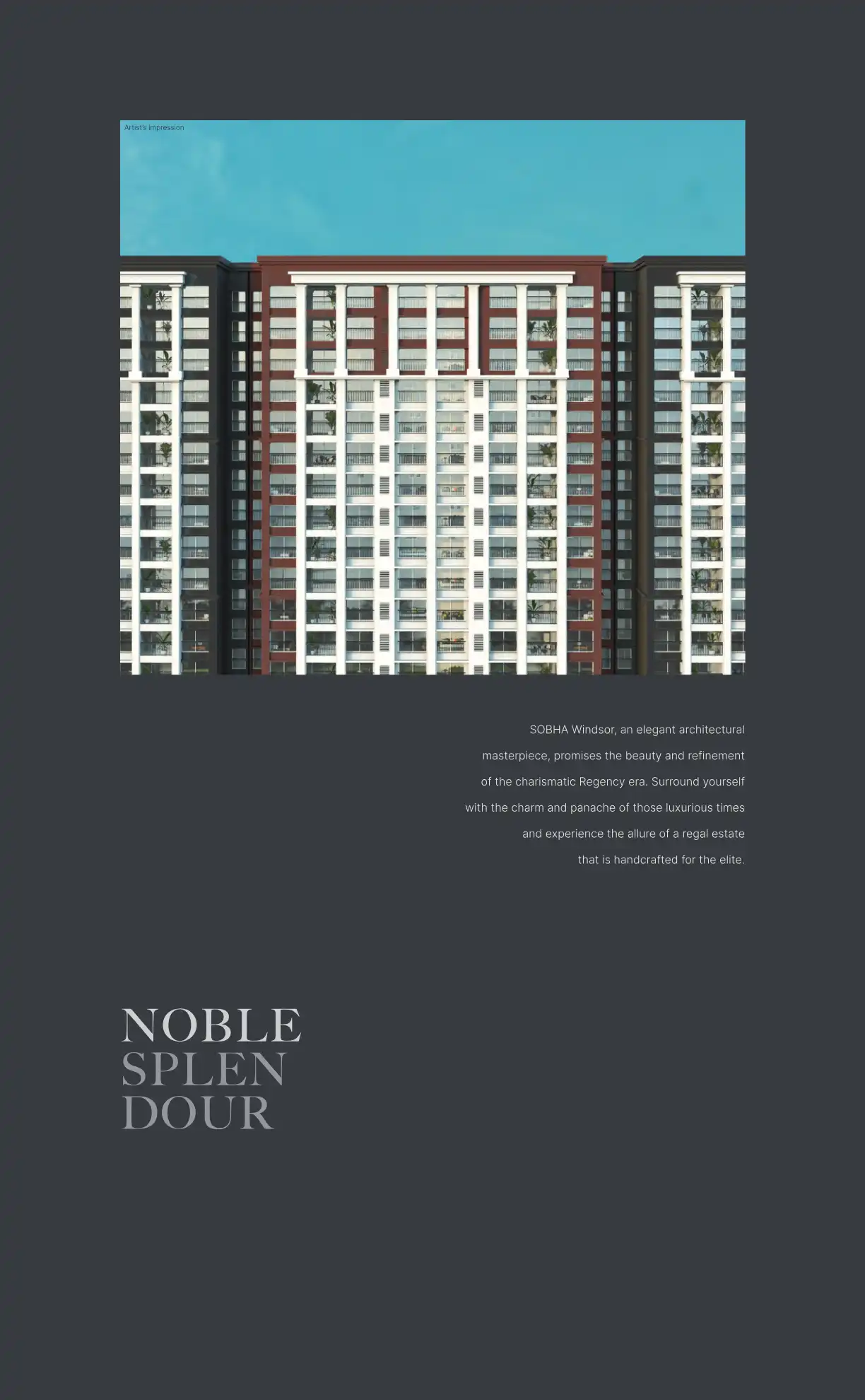 Sobha Windsor Phase 2 Wing 3 4 And 5