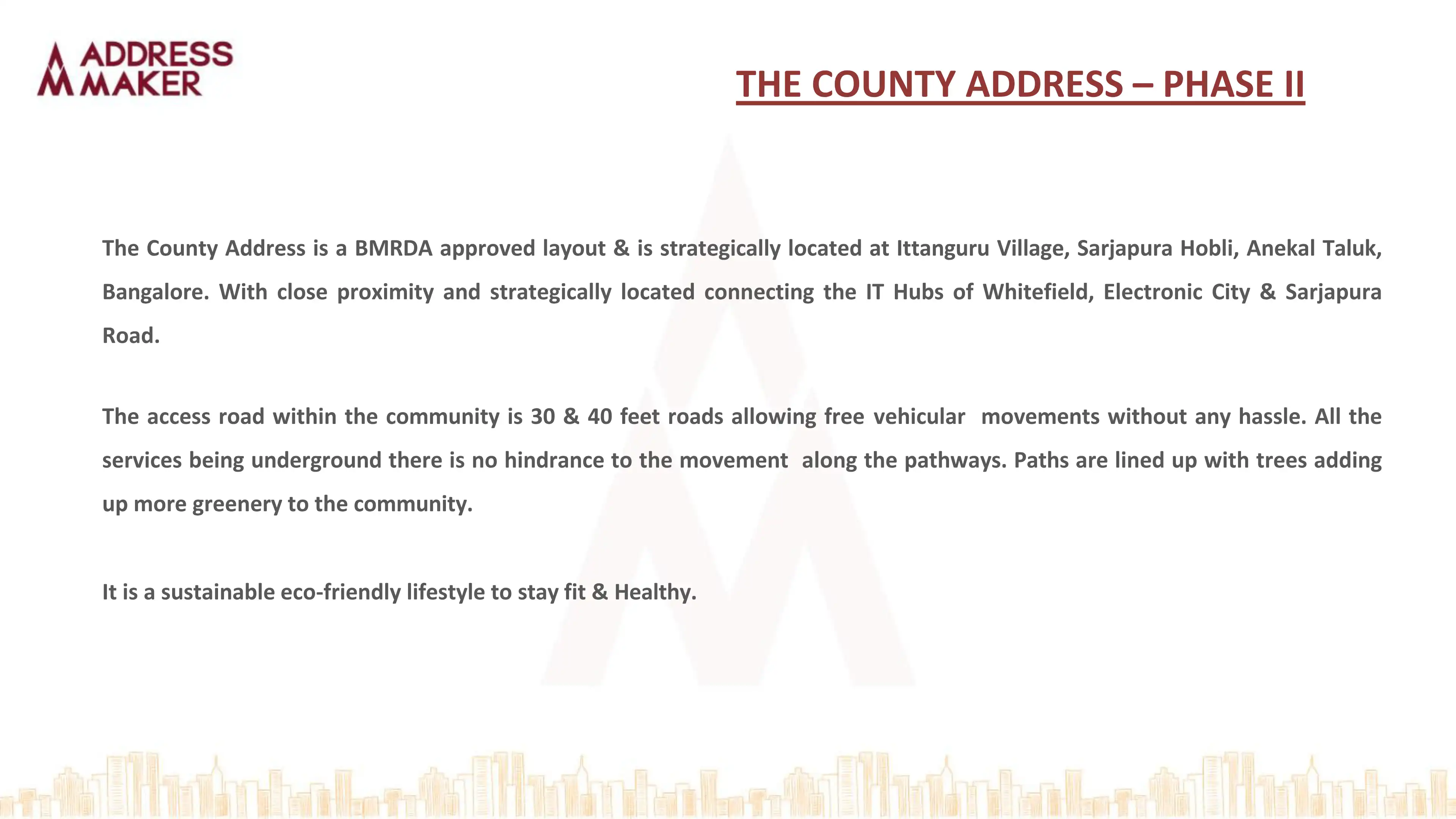 The County Address Phase 2