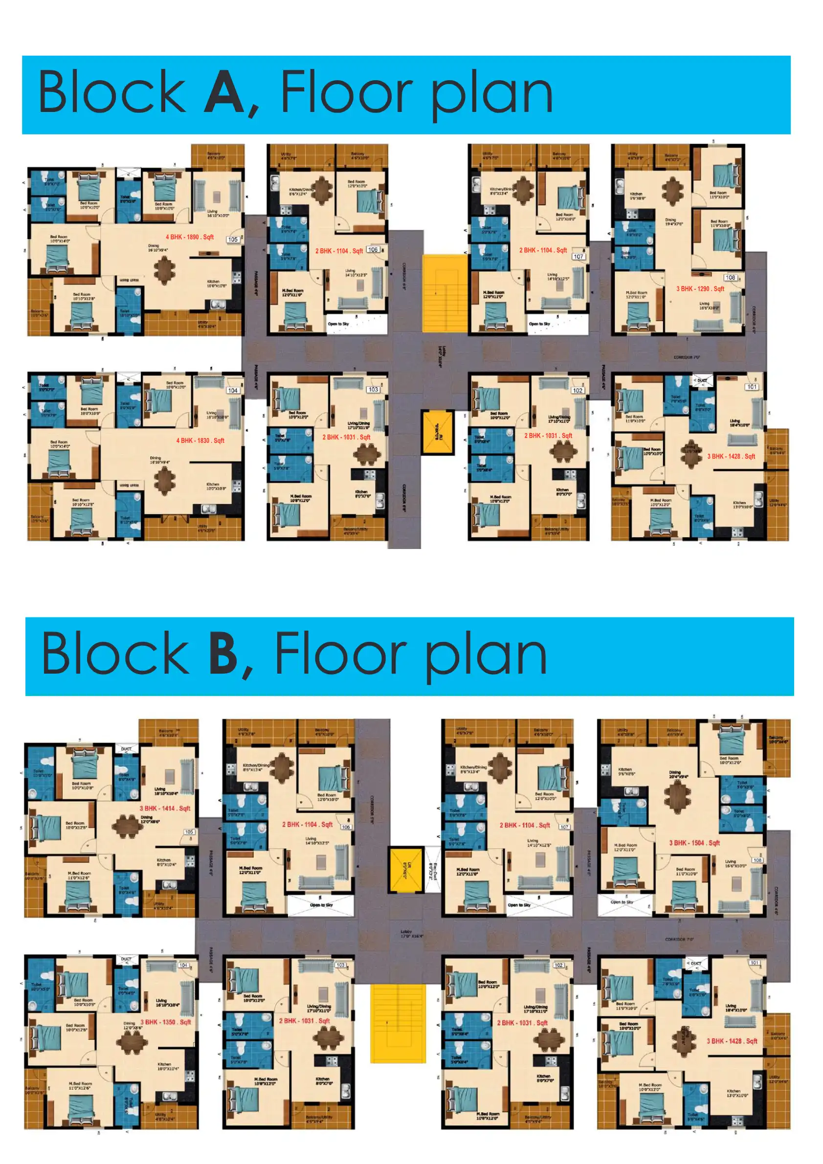 Bijith Krupa Floor Plans & Layout