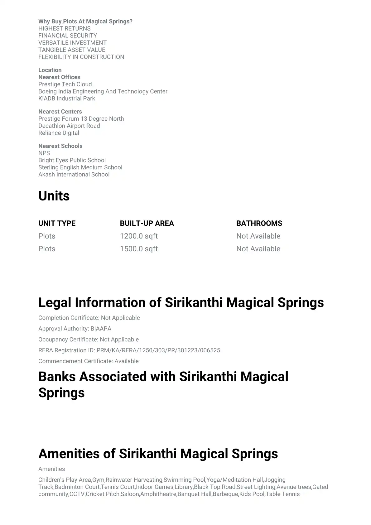 Sirikanthi Magical Springs