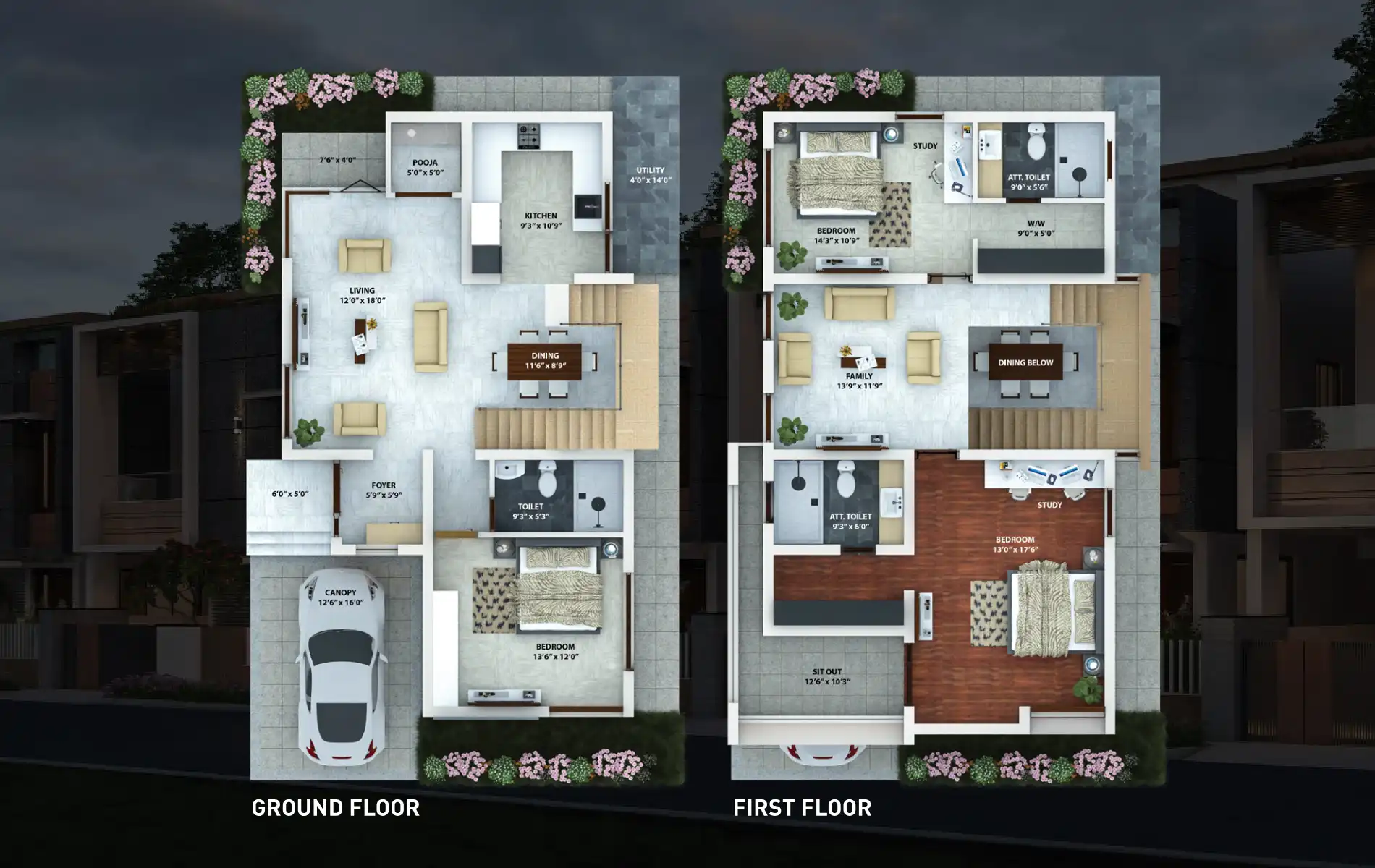 Sunpure Homes Floor Plans & Layout